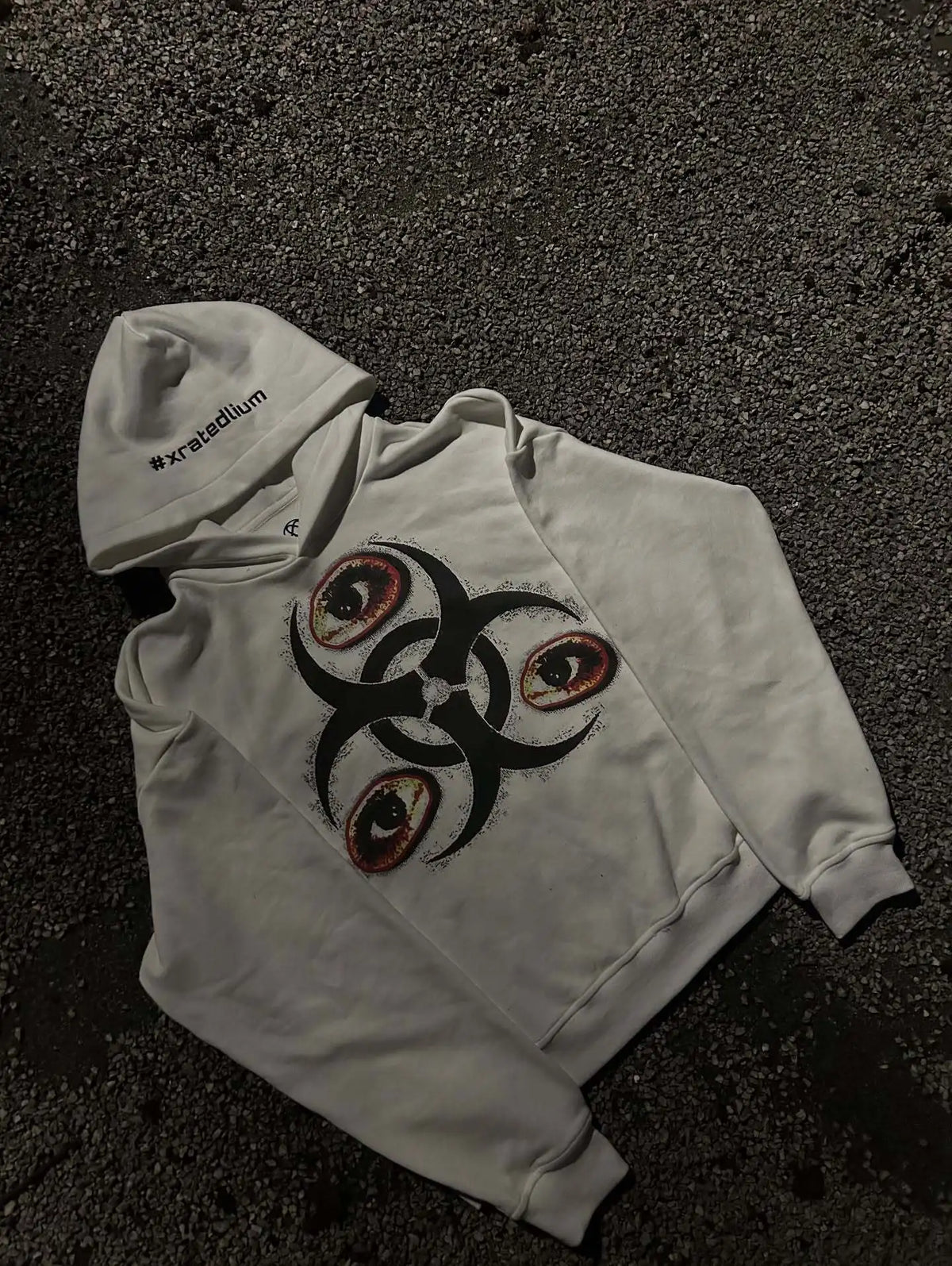 Biohazard Print Hoodie