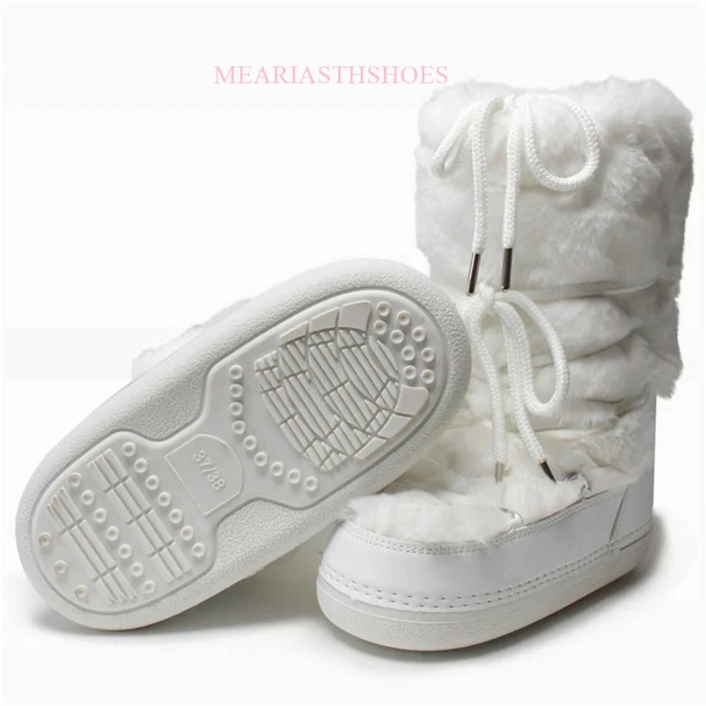 Faux Fur Snow Boots