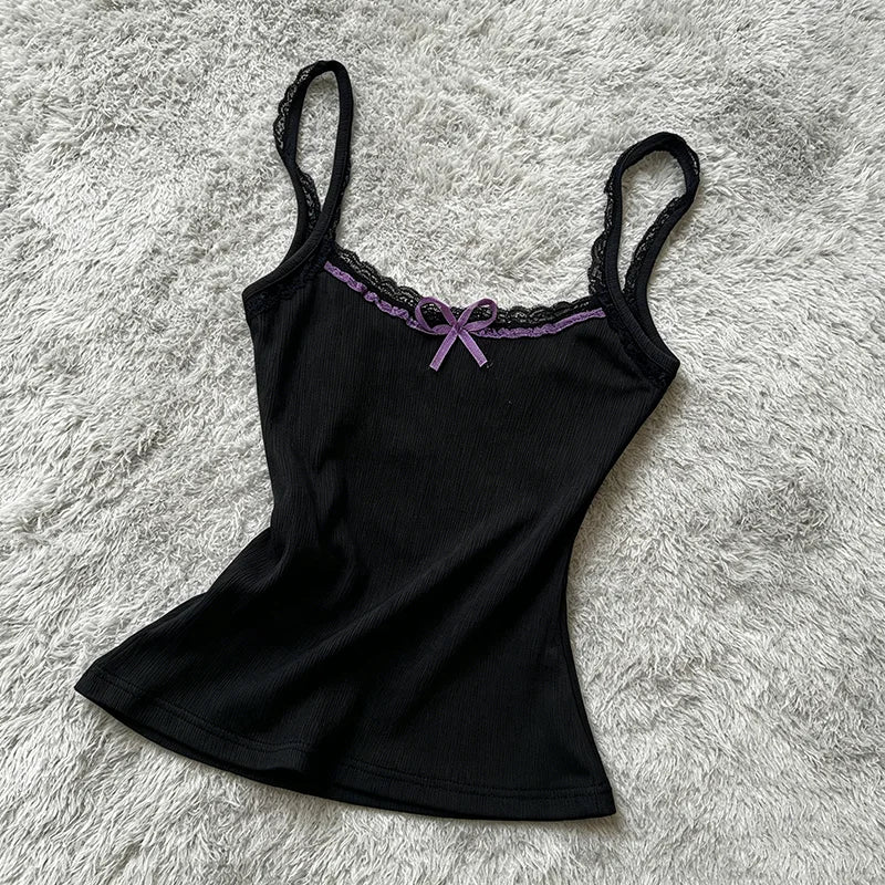 Lace Trim Cami Top