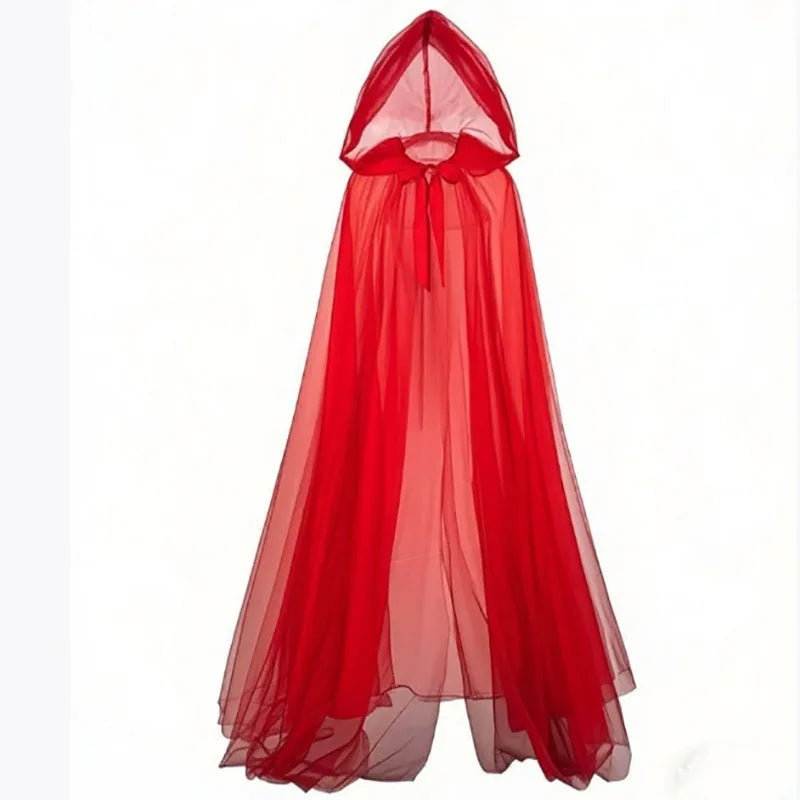 Mesh Hooded Cloak
