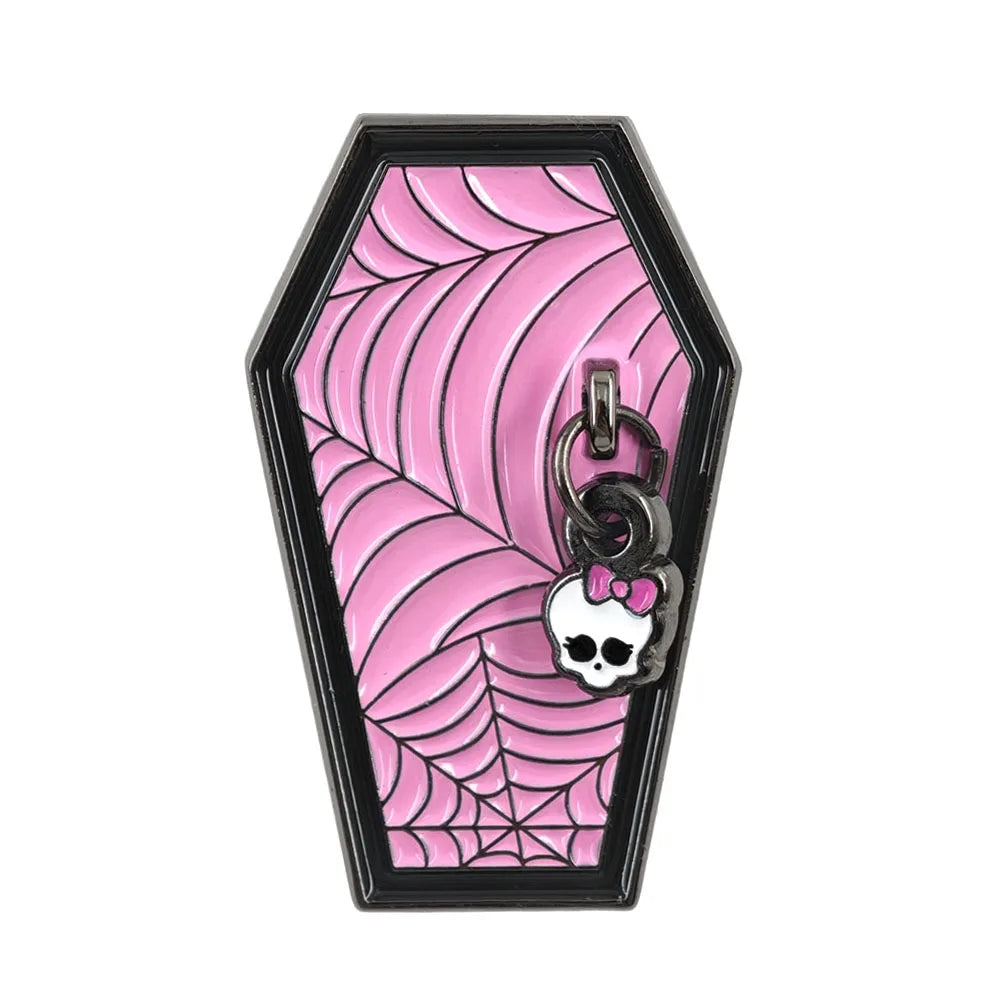 Coffin Enamel Pin