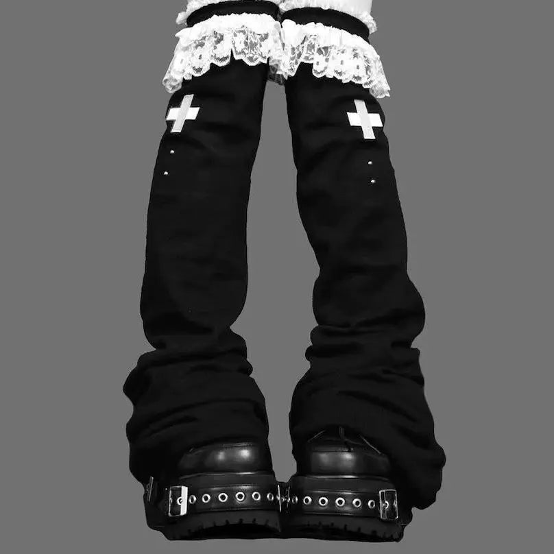 Lace Flare Leg Warmers