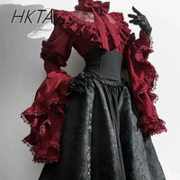 Gothic Ruffle Umbrella Dress