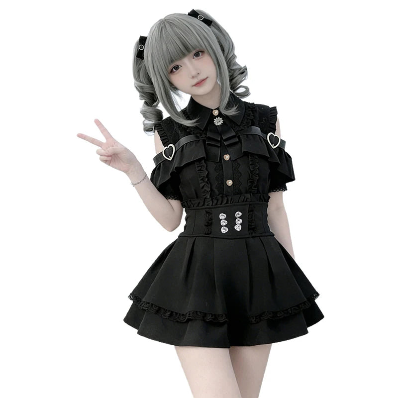 JK Uniform Skirt Set