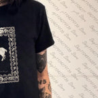 Cross Print Gothic Tee