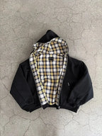 Reversible Plaid Zip-Up Hoodie