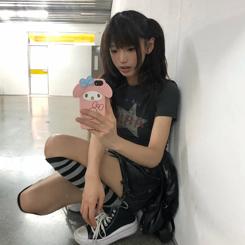Star Print Gothic Tee