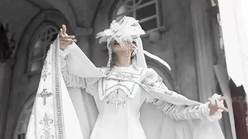 Gothic Nun Costume Dress