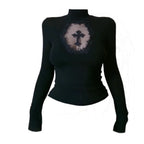 Gothic Two-Piece Skirt Set