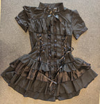 Gothic Lace Mini Dress