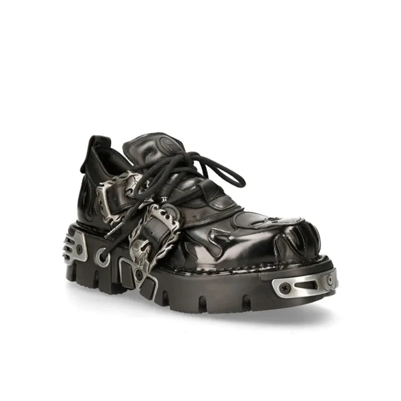 Metal Detail Platform Shoes