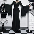 Batwing Dress Black