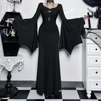 Batwing Dress Black