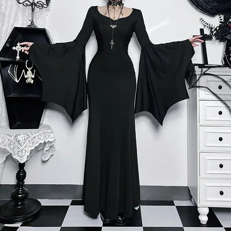 Batwing Dress Black
