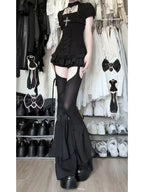 Gothic Corset & Flare Pants Set