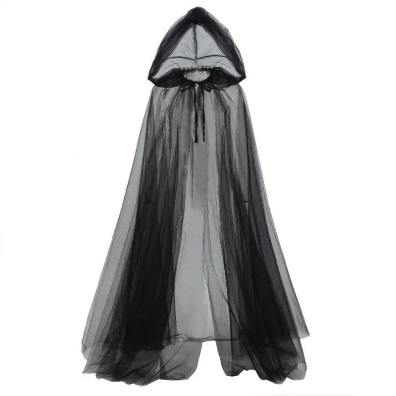 Mesh Hooded Cloak