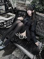 Lace Gothic Long Sleeve Dress