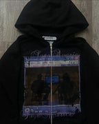 Movie Player Print Hoodie