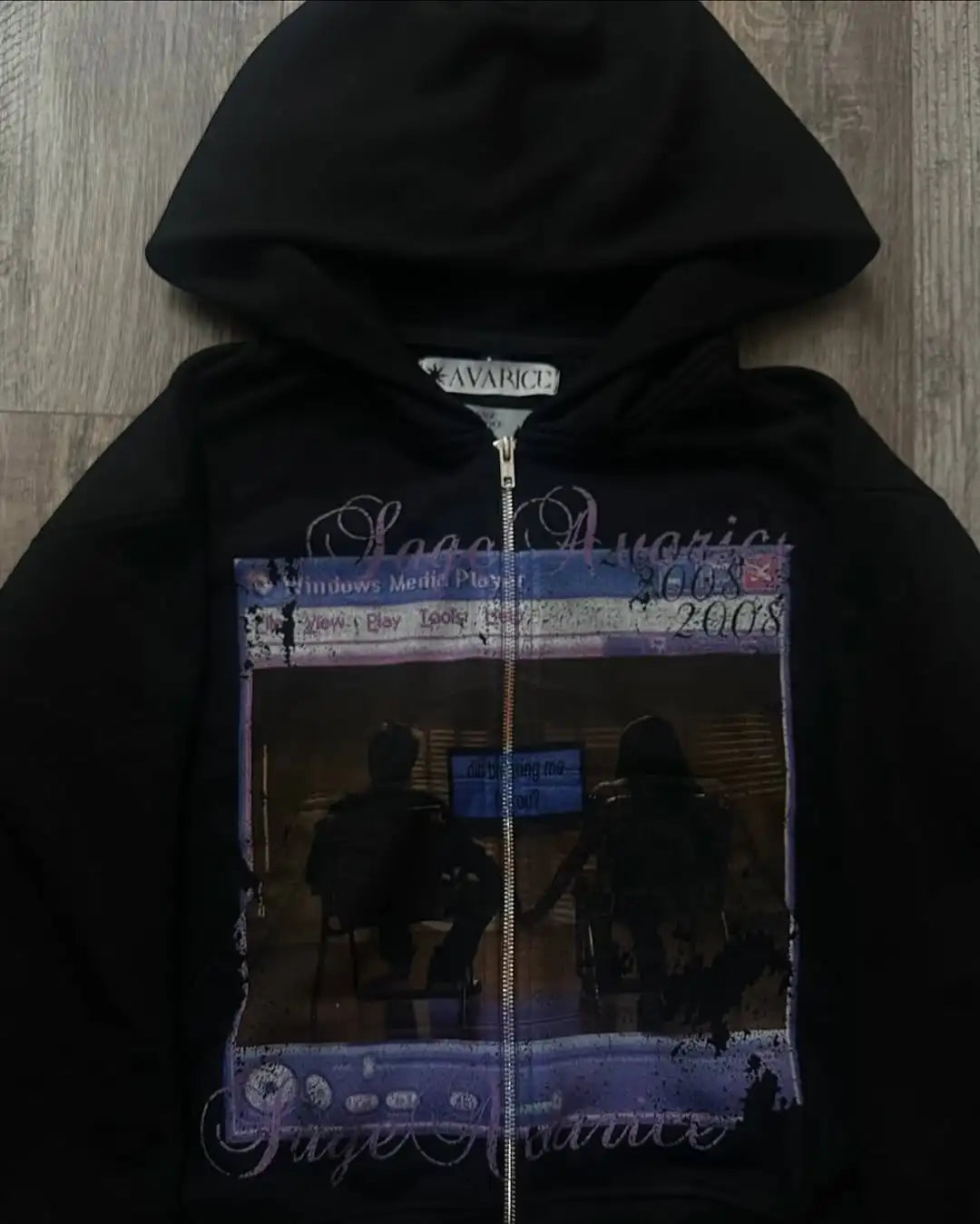 Movie Player Print Hoodie