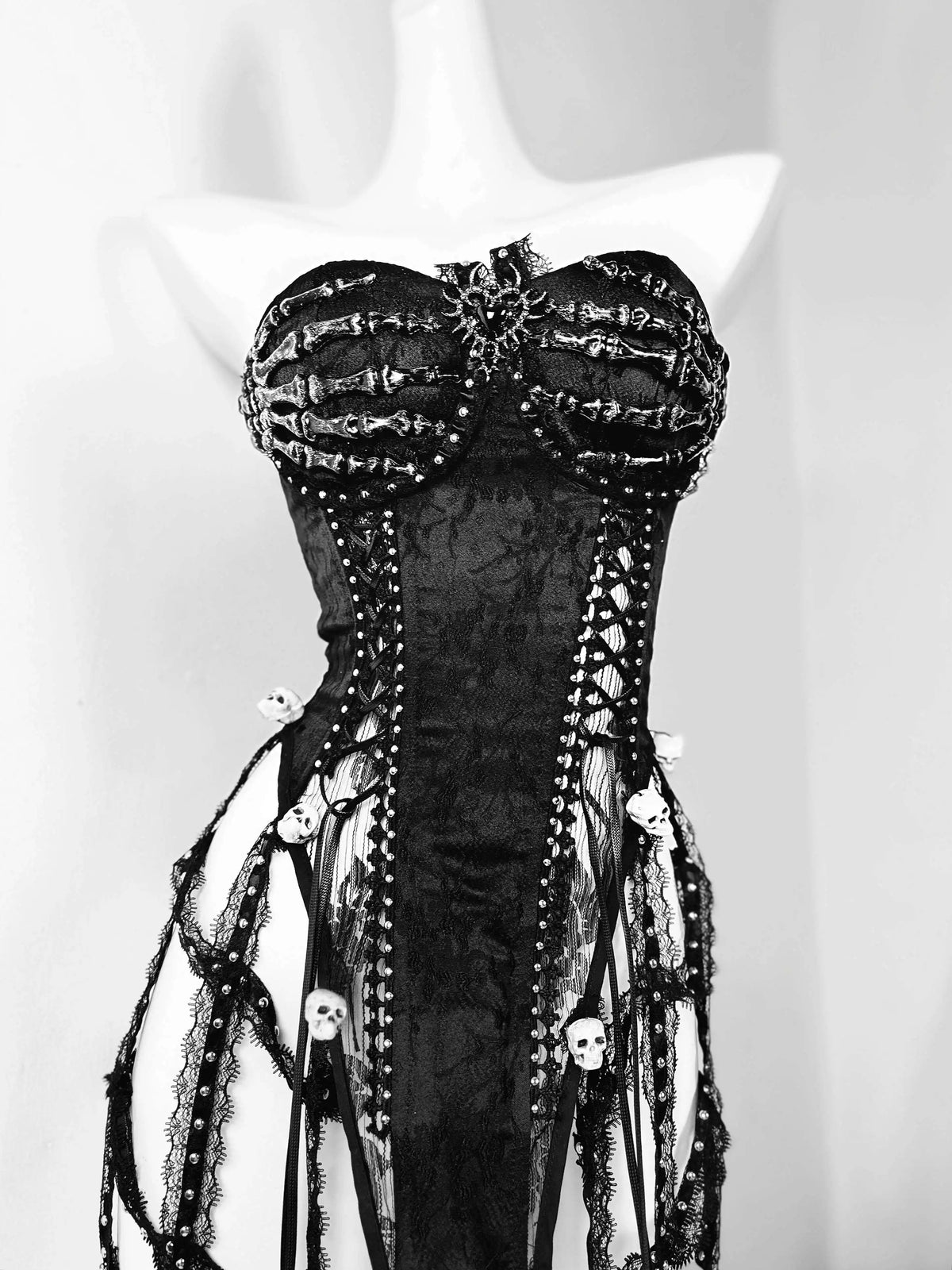 Black Gothic Corset Top