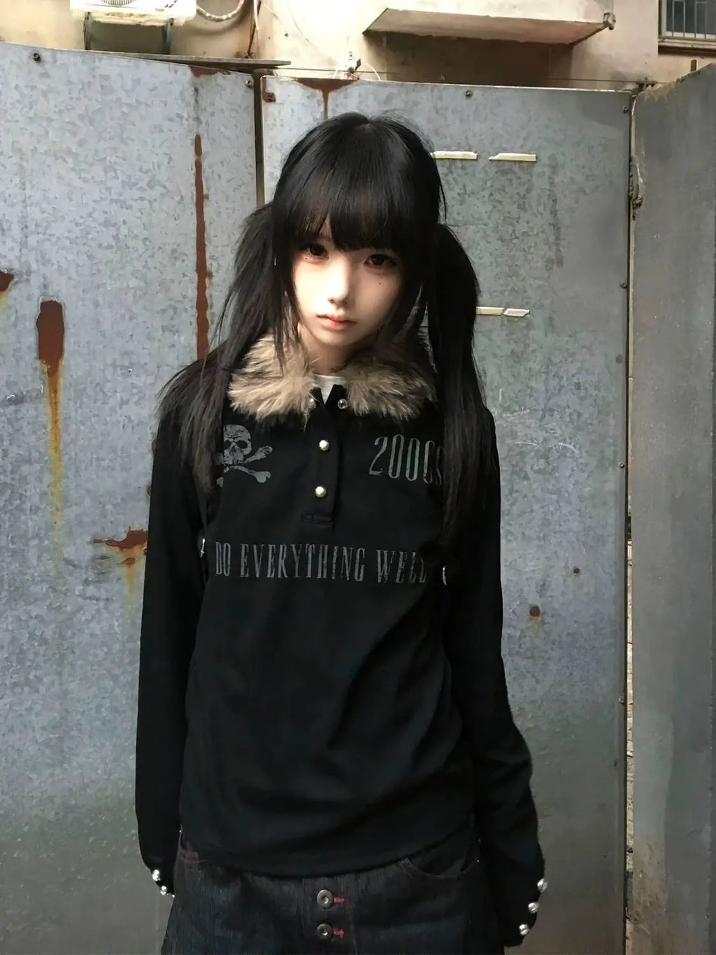 Gothic Long Sleeve Polo