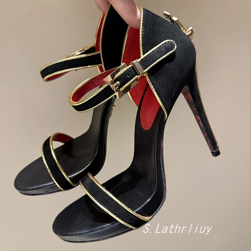 Ankle Strap High Heels
