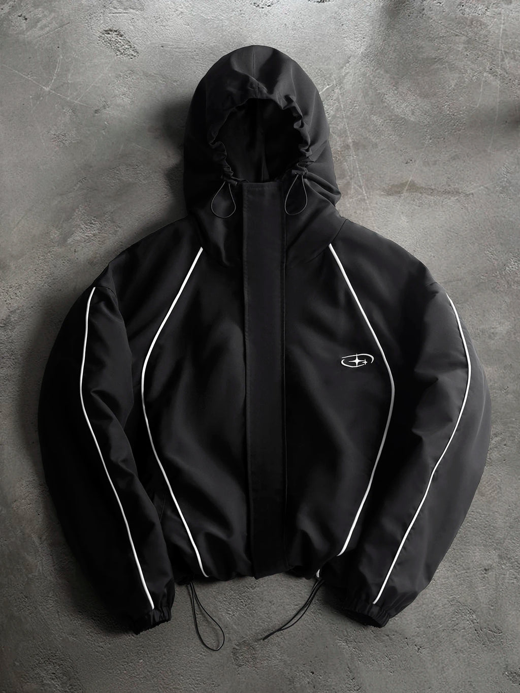 Cropped Hooded Jacket
