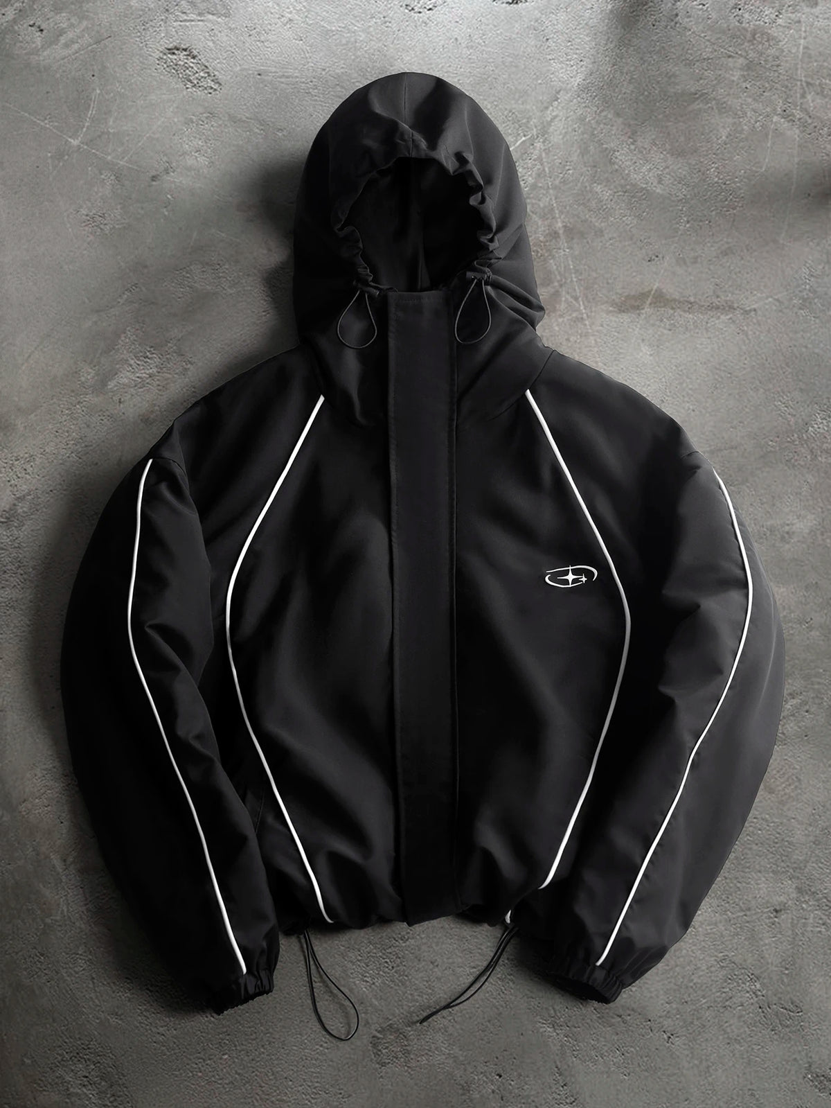 Cropped Hooded Jacket