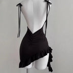 Backless Mini Dress