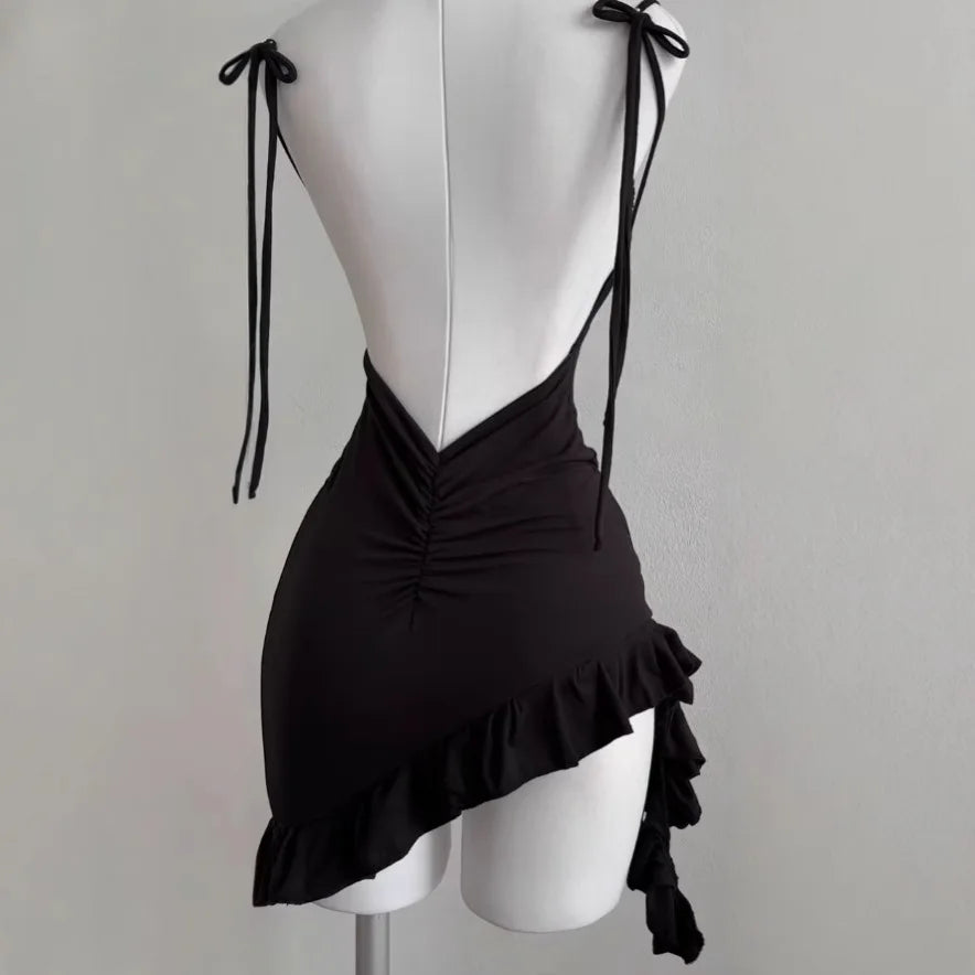 Backless Mini Dress