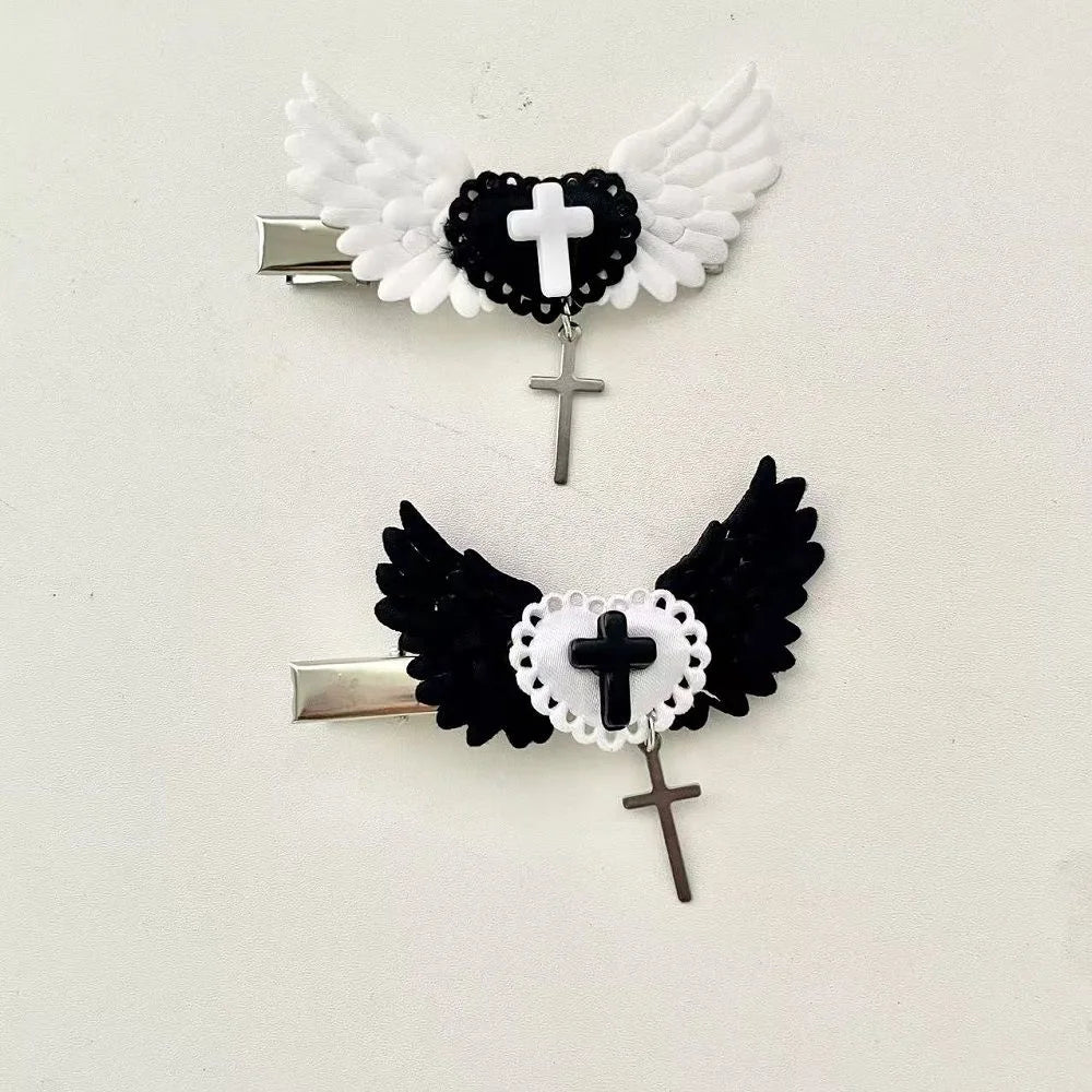 Devil Wing Hair Clips