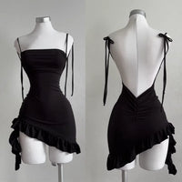 Backless Mini Dress