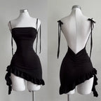 Backless Mini Dress