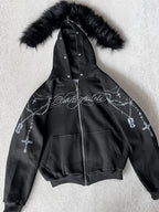Faux Fur Hooded Jacket