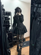 Gothic Lace Long Sleeve Dress