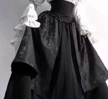 Gothic Ruffle Umbrella Dress