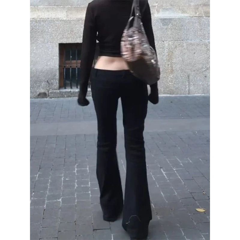 Low Rise Flare Jeans