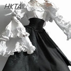 Gothic Ruffle Umbrella Dress