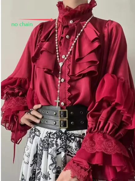 Gothic Ruffle Umbrella Dress