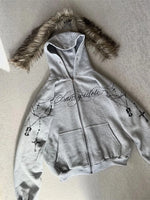 Faux Fur Hooded Jacket