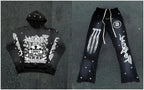 Graphic Print Tracksuit Set