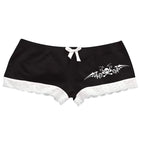 Skull Print Lace Shorts