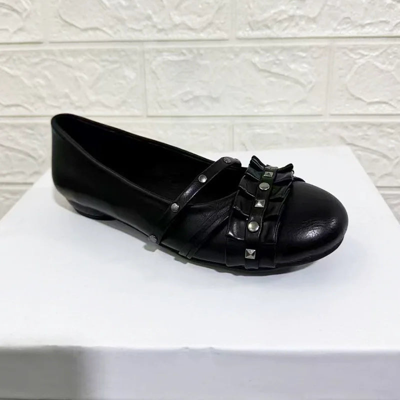Studded Ballet Flats