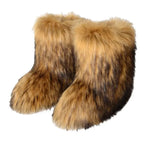 Fluffy Faux Fur Winter Boots