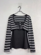 Striped Off-Shoulder Top