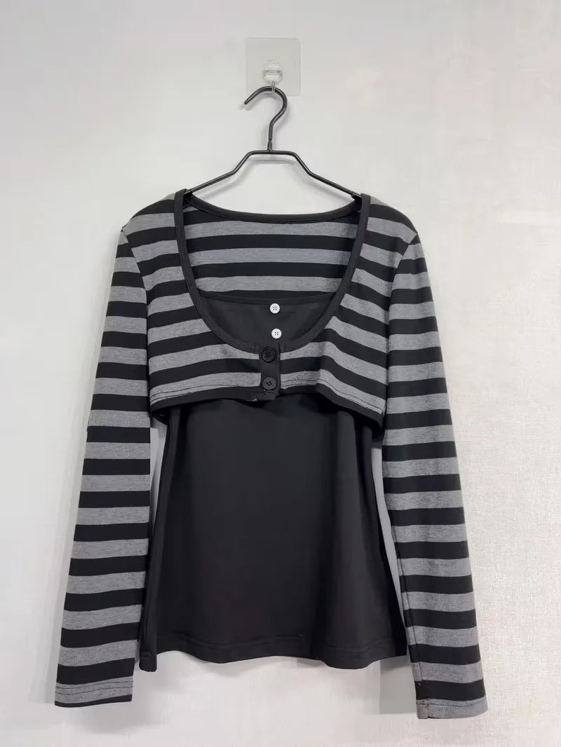 Striped Off-Shoulder Top