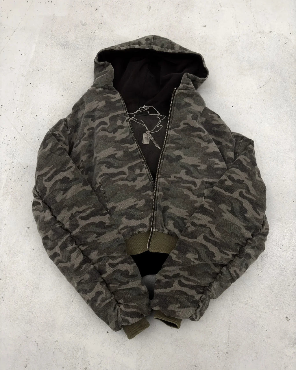 Camo Fleece Hoodie