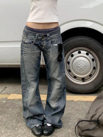 Blue Baggy Y2K Jeans