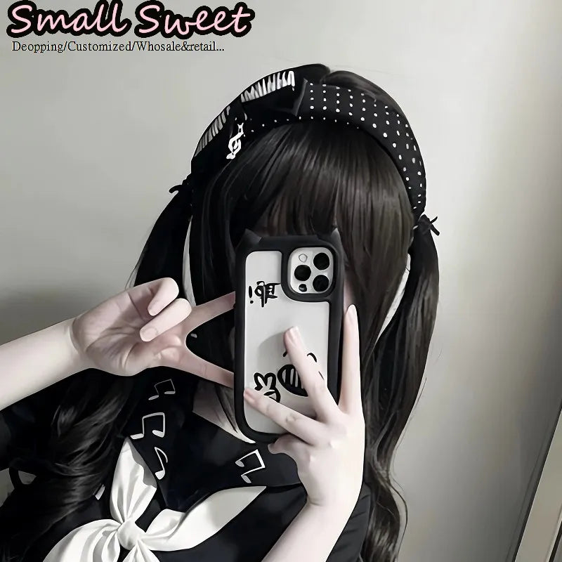 Piano Key Lace Headband