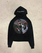Cross Print Hoodie